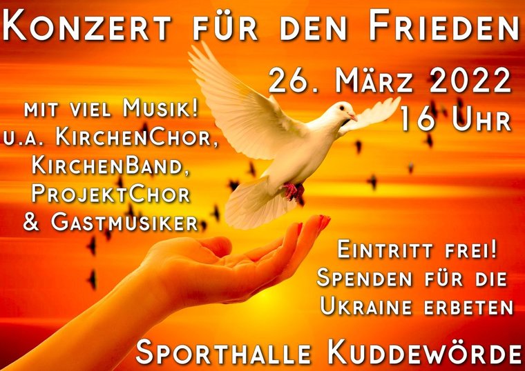 Konzert F R Den Frieden In Der Sporthalle Kuddew Rde Nachrichten Ev