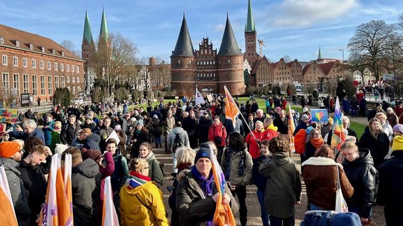 Demo gegen rechts