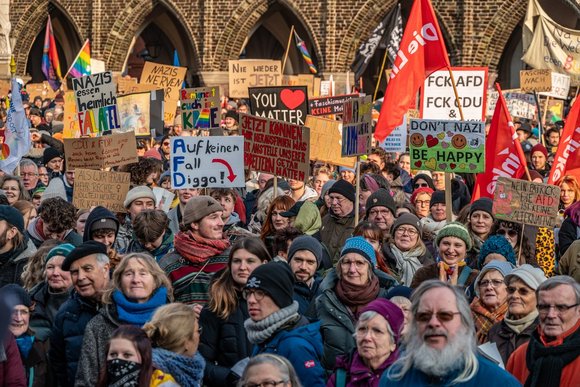 Demo für Demokratie in Lübeck