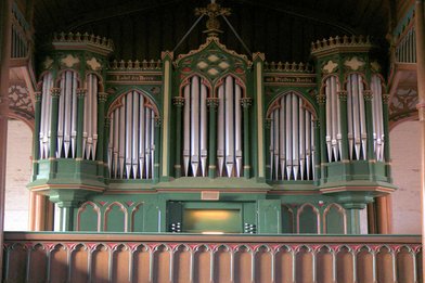 Orgel St. Marien Sandesneben - Copyright: Rüdiger Respondek