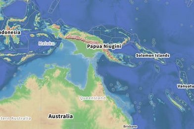 Karte Papua-Neuguinea